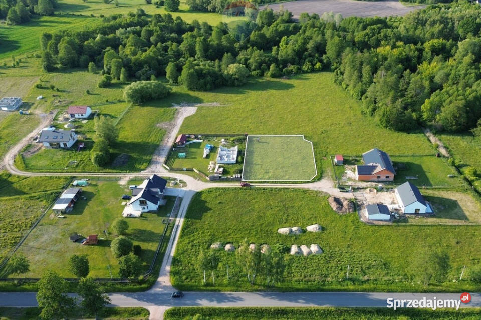 Działka 1519m2 WZ skrzynka elektr Budy Zosine siatka