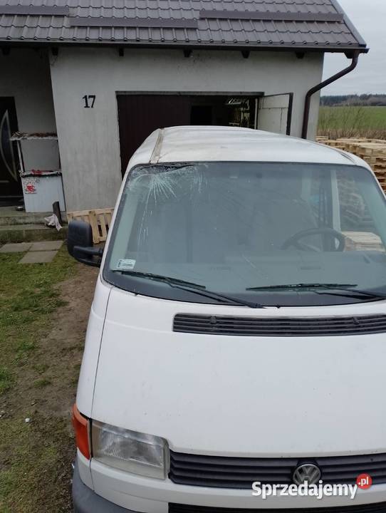 VW T4 19 TD 2001 uszkodzony pomorskie Wielgłowy sprzedam