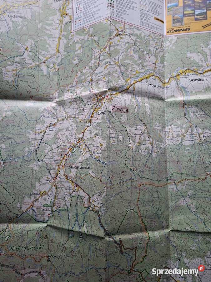 Babia Góra Zawoja 1 30 000 GPS Compass mapa Kraków