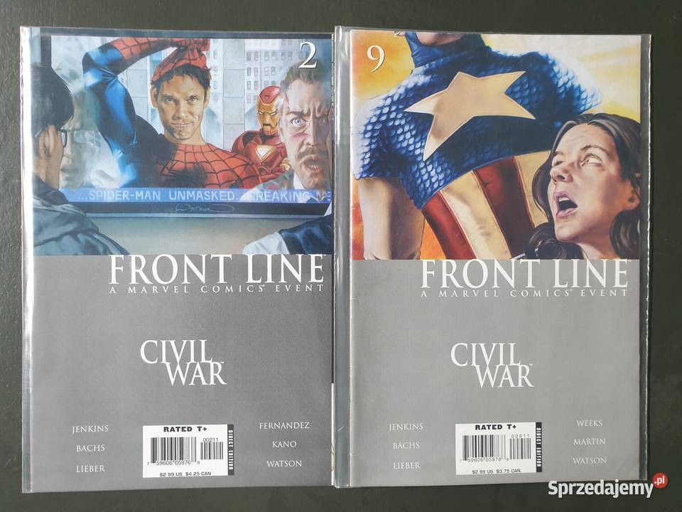 Civil War 8 komiksów Marvel USA Gdynia