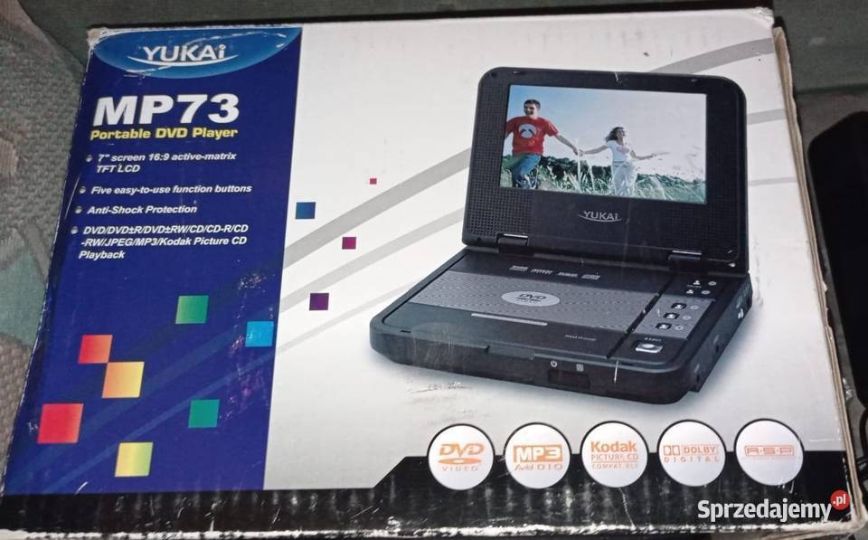 DVD przenośne z wyświetlaczem komplet Pozostałe podkarpackie Tyczyn