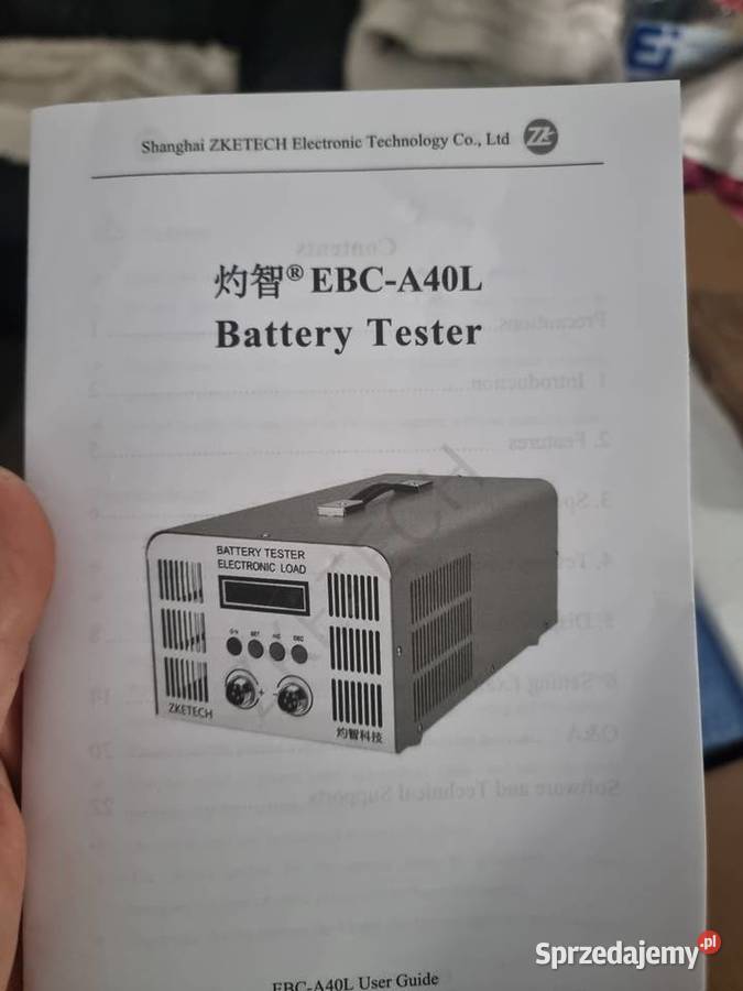 Tester pojemności akumulatora Tester baterii Kielce