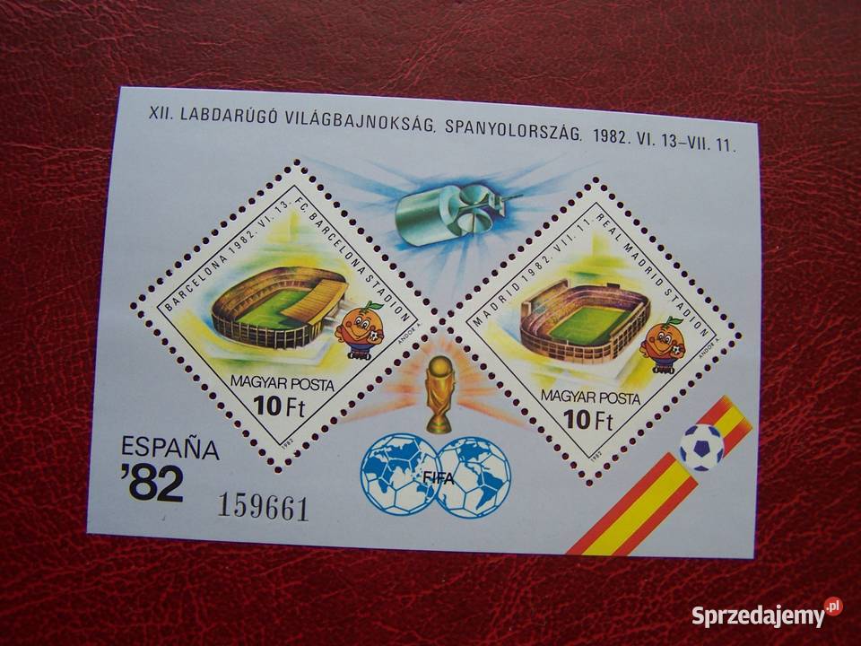 Węgry 1982 MNH Mi 353844 Sport Piłka nożna MŚ śląskie Tychy