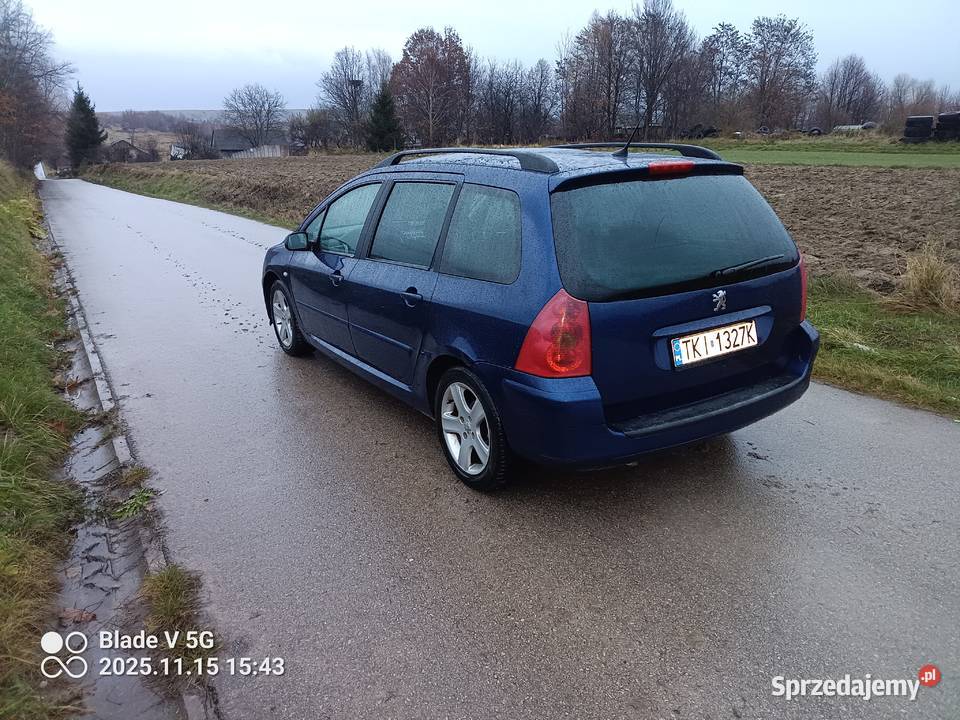 Peugeot 307 20 BG 2002r nieuszkodzony świętokrzyskie