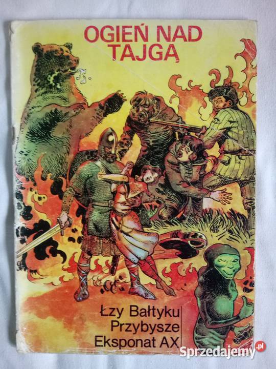 Komiks Ogień nad Tajgą, wyd 1, 1982