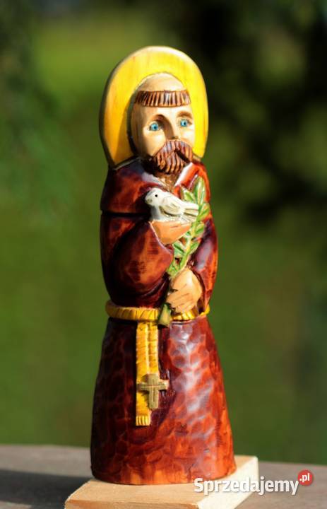 Św Franciszek rzeźba ludowa wielkopolskie Gniezno