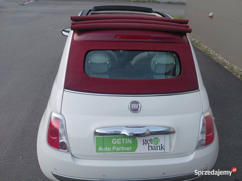 FIAT 500C LOUNGE 2011r 101 Przeb100 Cabrio Jelenia Góra sprzedam