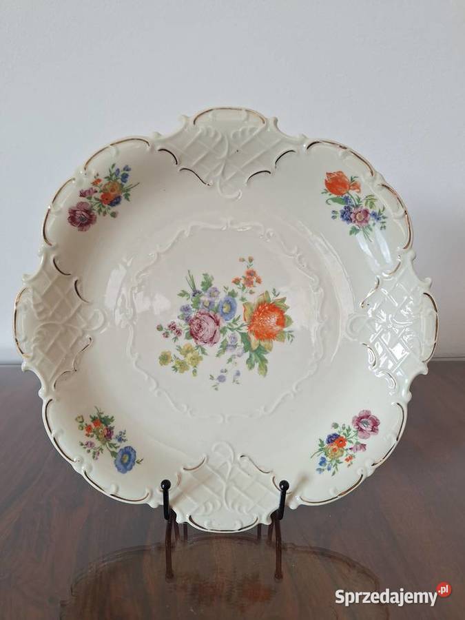 Patera talerz dekoracyjny Schirnding BAVARIA Porcelana i szkło
