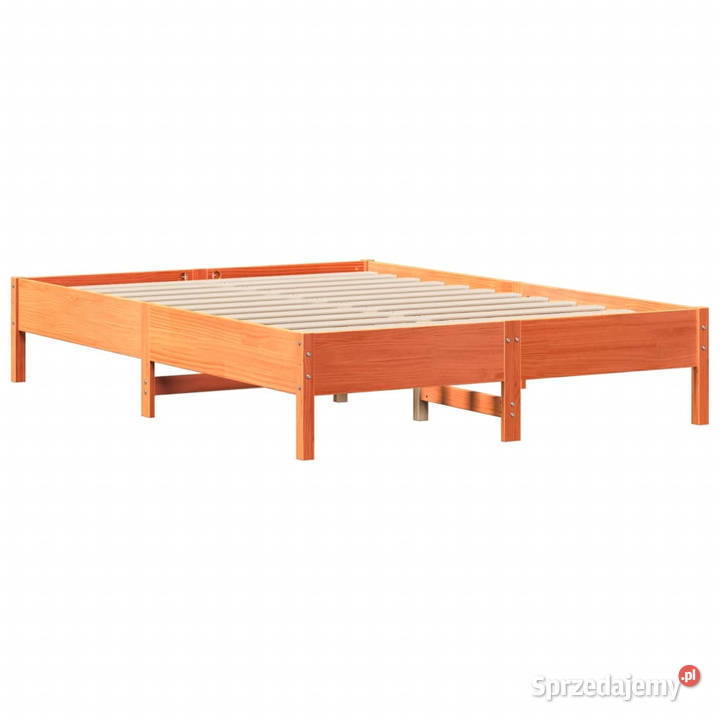 Łóżko z regałem bez materaca lite drewno sosnowe 82cm Warszawa sprzedam