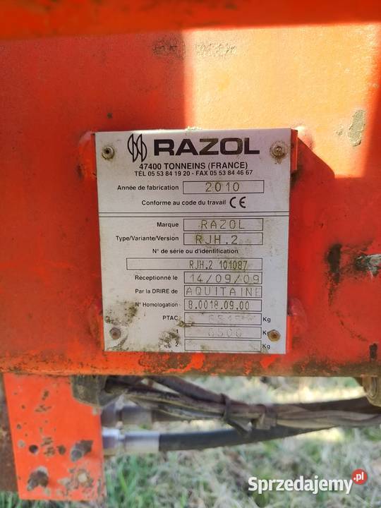 Talerzowa rozkładana 36 m 6 ton Pruchnik