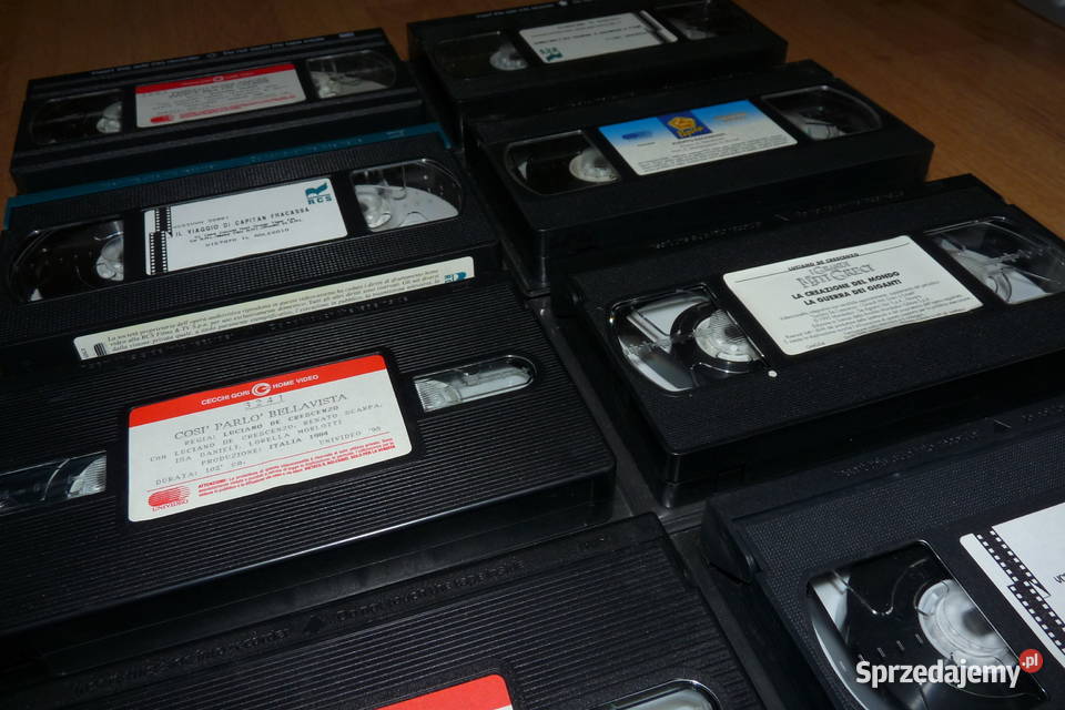 Klasyka kinematografii włoskiej na VHS i kopia VHS Kraków