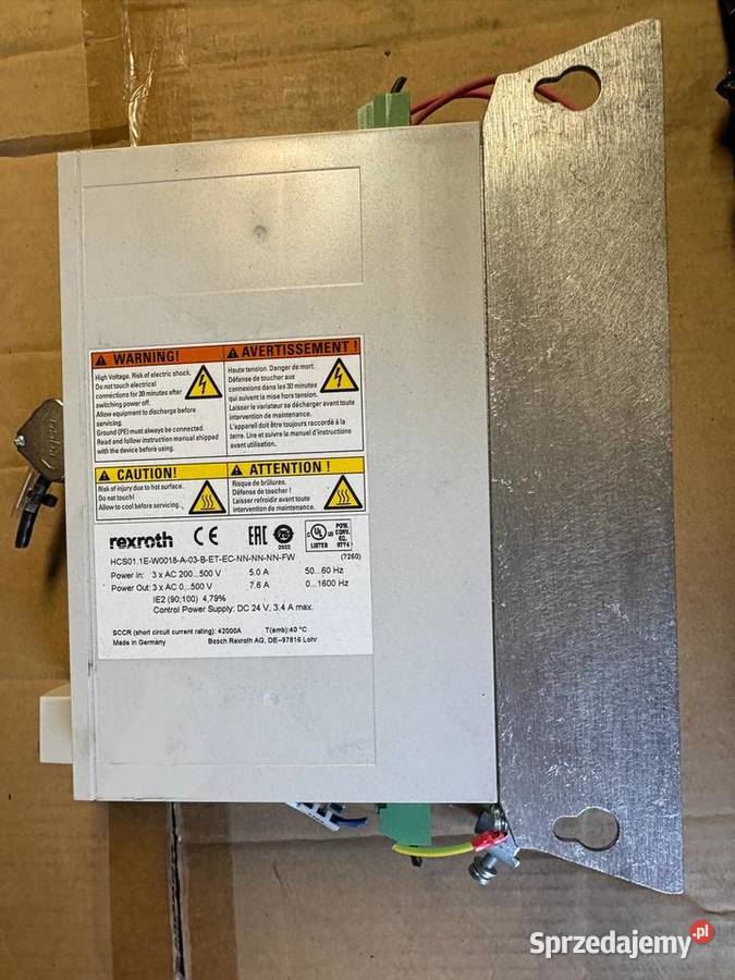 Falownik Rexroth HCS01 Używany Sprawny Knurów sprzedam