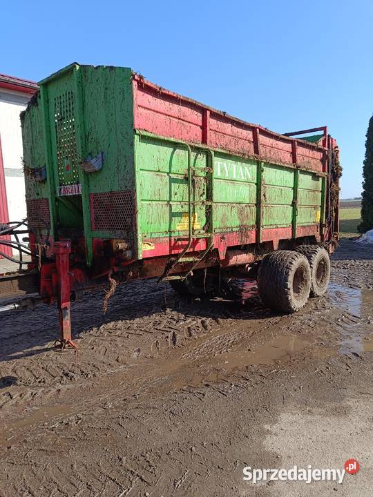 Rozrzutnik obornika Unia TYTAN 10 PLUS mazowieckie Winnica