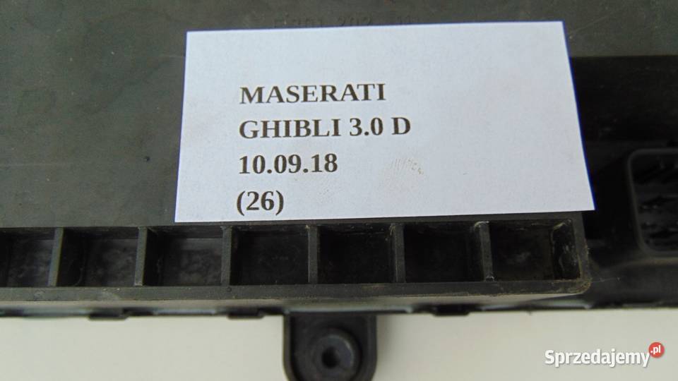 PEDAŁ GAZU MASERATI GHIBLI 30D Nowy Tomyśl