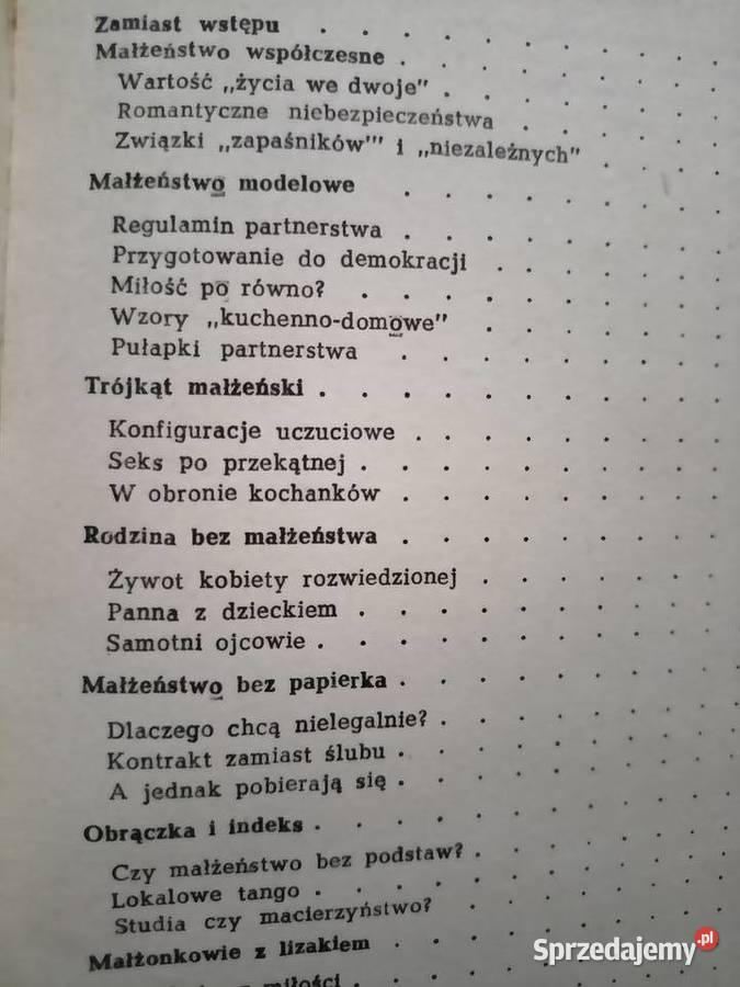 Małżeńskie scenariusze książki poradniki Warszawa
