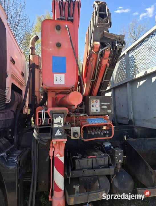 MAN Hds Fassi 330 dźwig nieuszkodzony Ględowo