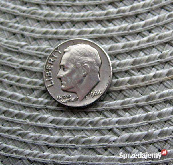 USA 10 Cent 1964r D SREBRO Kalisz sprzedam