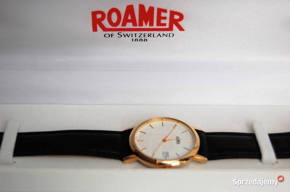 Zegarek męski Roamer of Switzerland 503209 złoty Lublin