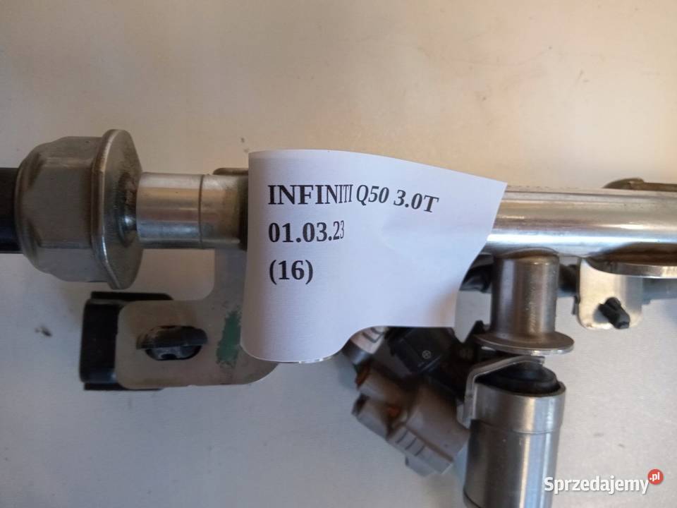 LISTWA WTRYSKOWA PRAWA INFINITI Q50 Q60 30T Układ paliwowy Nowy Tomyśl