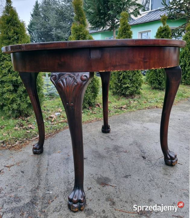 Komplet stół 2 fotele 3 krzesła w stylu Szczecin