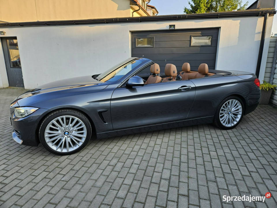 BMW 428 20 turbo 245 benzyna CABRIO automat elektrycznie ustawiane fotele Gdynia