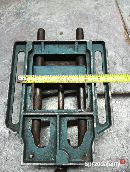 Imadło wiertarki stołowej 100mm stare ścisk Wałbrzych