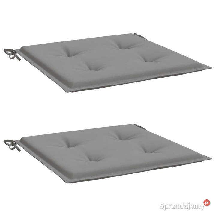 Poduszki na krzesła ogrodowe 2 szare 50x50x3 mazowieckie Warszawa