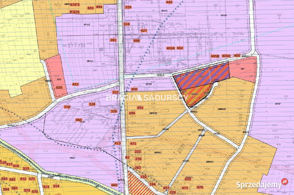 sprzedaży gruntu Mników 5904 metry