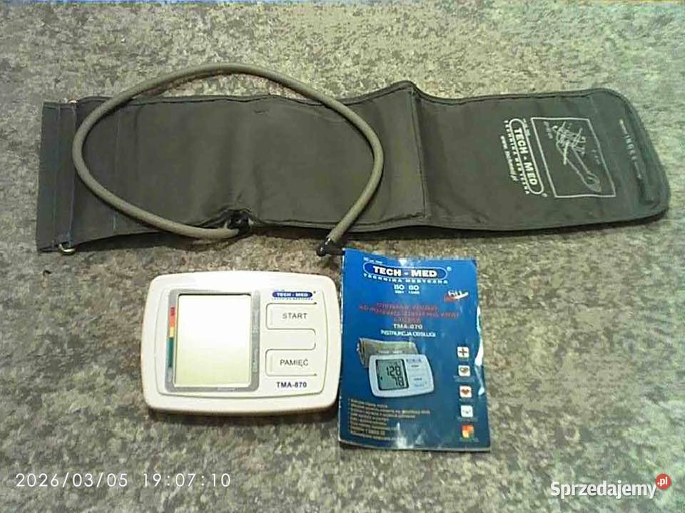 Ciśnieniomierz medyczny TECHMED TMA870 pomorskie Rumia