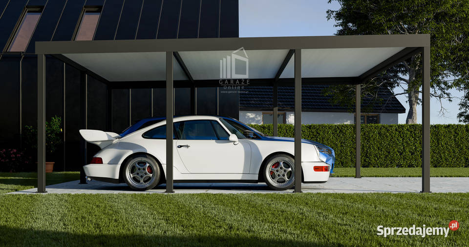 CarPort PREMIUM Wiata samochodowa 6x55 Antracyt Poznań