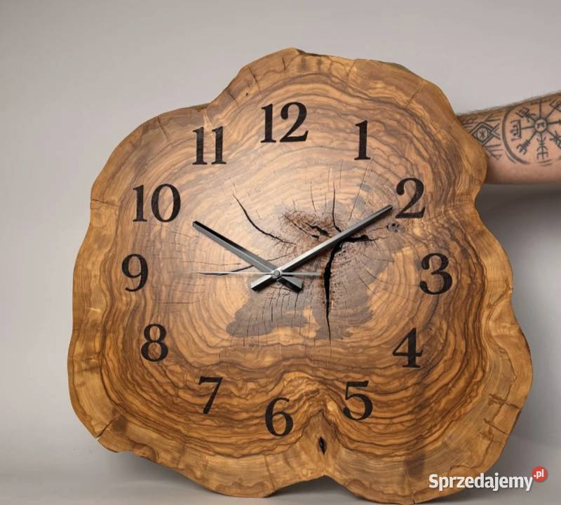 Zegar drewniany