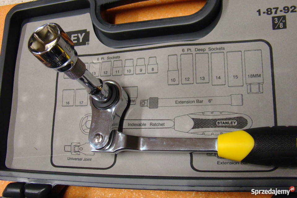 Zestaw kluczy nasadowych 38 STANLEY 23 187929 Bielsko-Biała