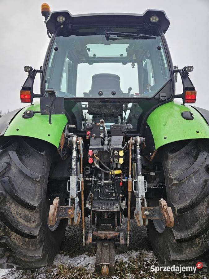 Ciągnik DeutzFahr agrotron m620 z przednim wom i Sejny