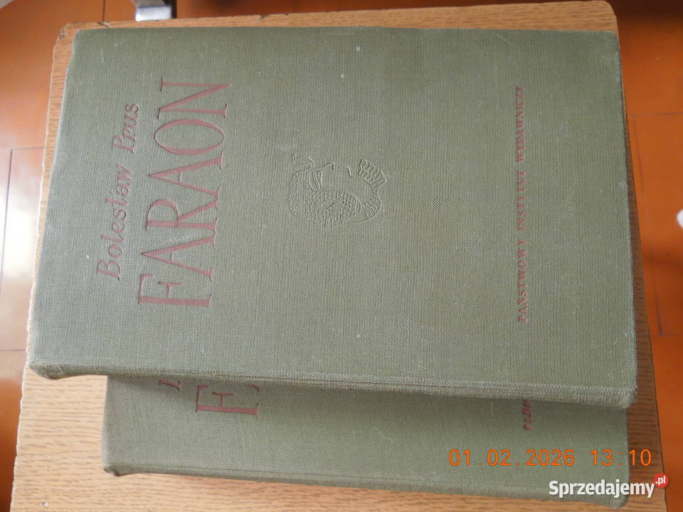 ksiązka faraon bolesława prusa twarda