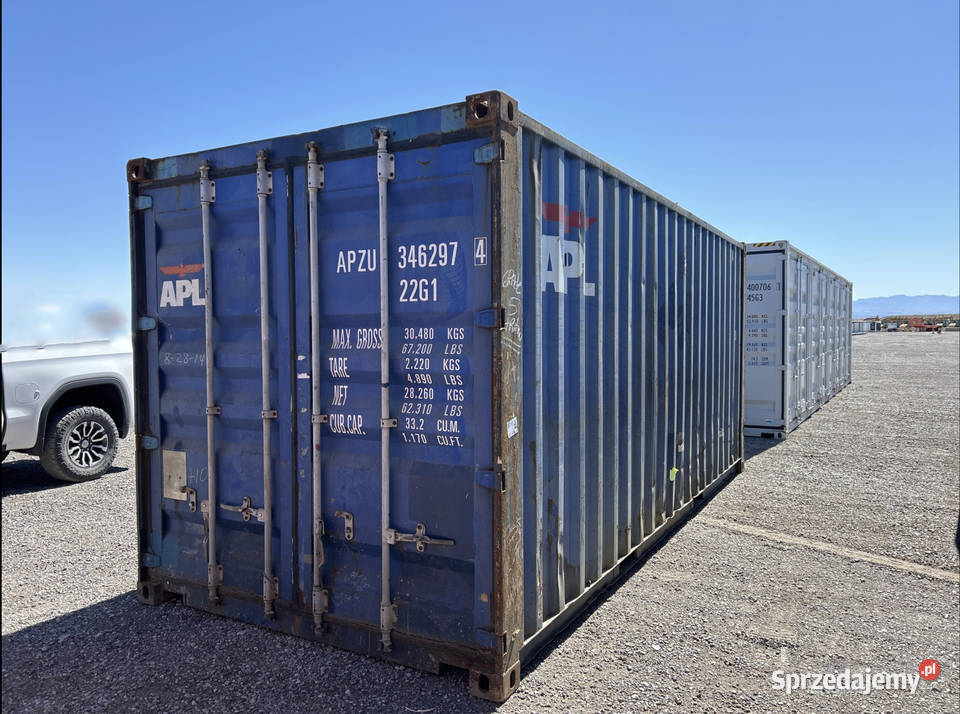 Kontener morski magazynowy 20DV 6 metrowy Sucha Beskidzka