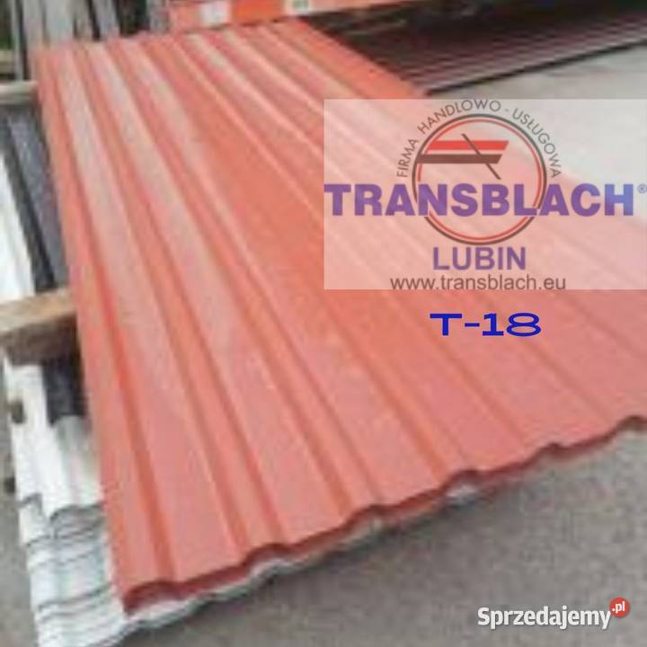 BLACHA T18 05 RAL 8004 MAT PRODUCENT Dom i Ogród Lubin