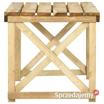 vidaXL Stół ogrodowy 110x79x75 impregnowana mazowieckie