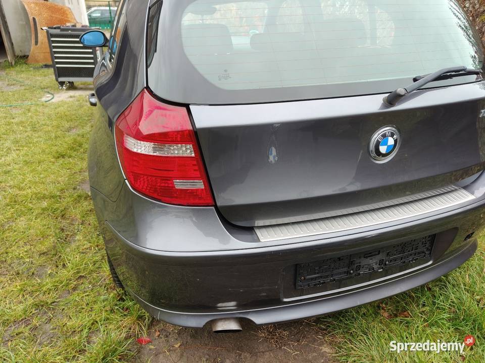 Bmw e87 tylna klapa w kolor sparkling graphite łódzkie