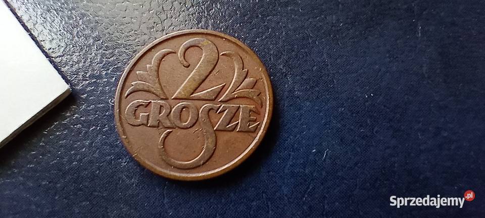 Stare monety 2 grosze 1928 2RP Polska piękna Lesko sprzedam