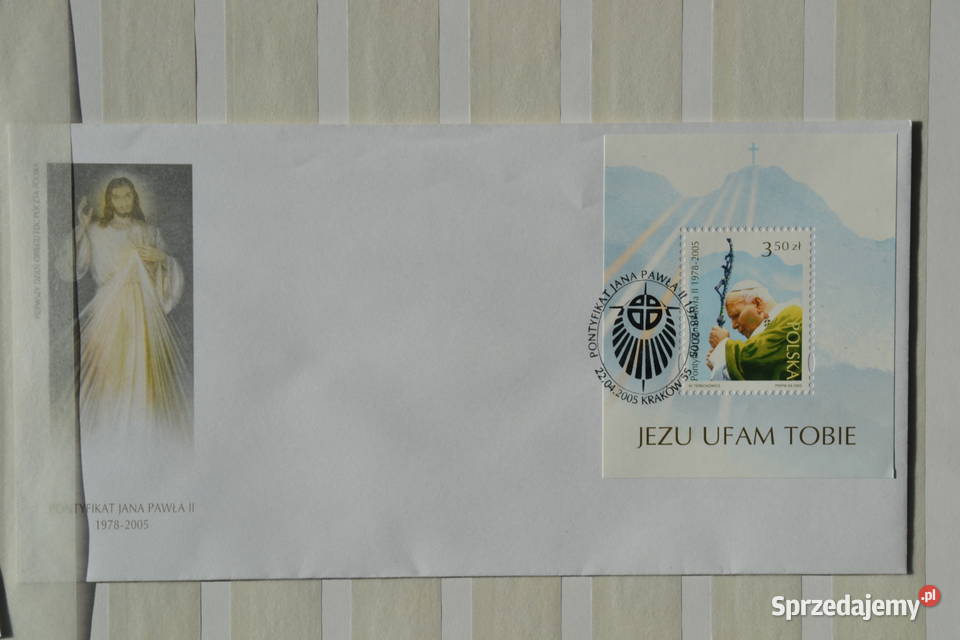 Znaczki Papież Jan Paweł II FDC Ks Chrostowski Sobótka