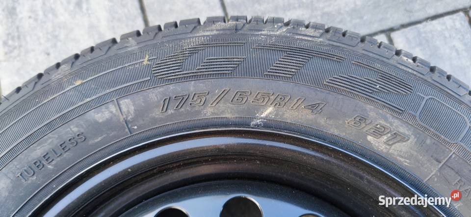 Felga 55x14 z oponą nieużywaną Goodyear GT2 Sochaczew sprzedam