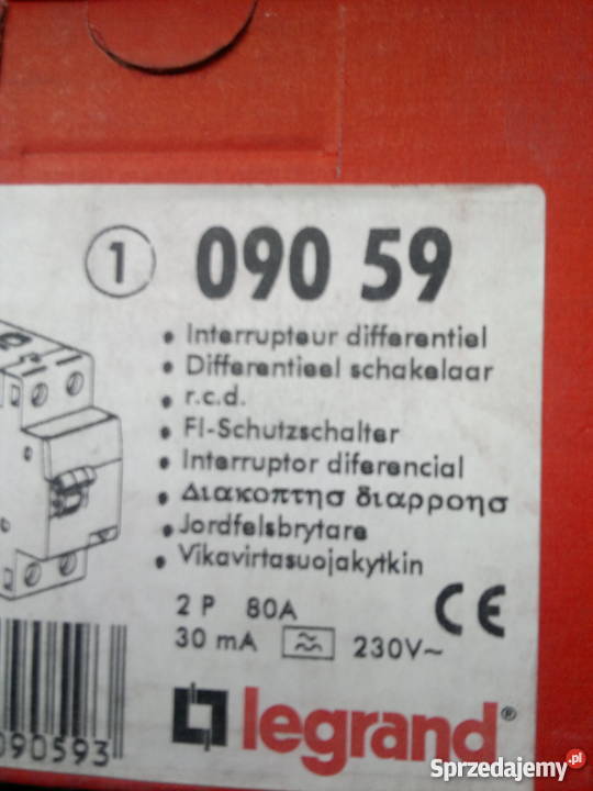 Wyłącznik różnicowoprądowy Typ A 80A 30mA 230V