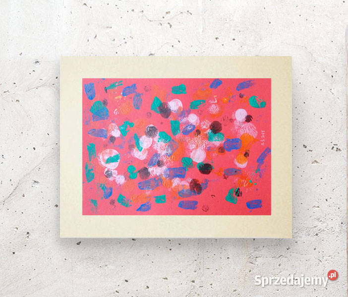 abstrakcyjny rysunek minimalizm obraz abstrakcja Toruń sprzedam