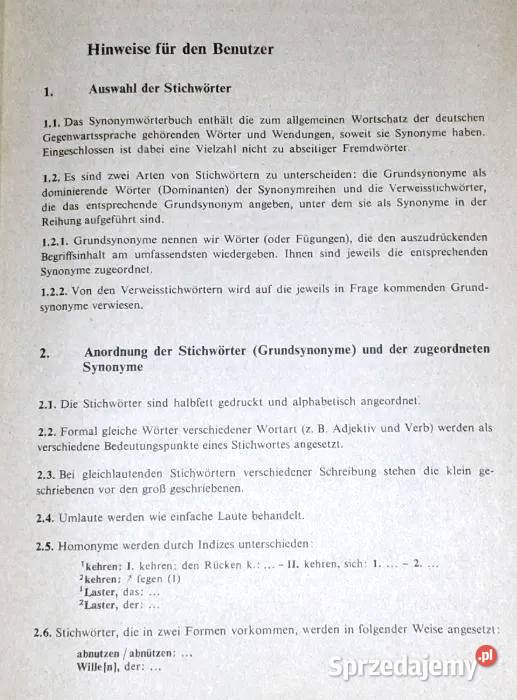 Synonym wrterbuch sinnverwandte Ausdrcke der Pozostałe Chełm