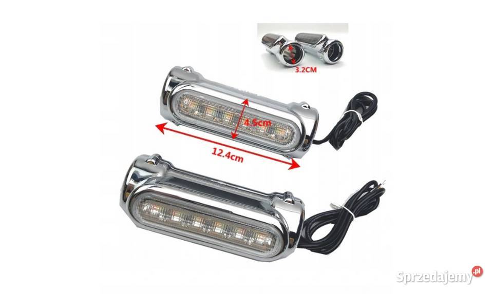 KIERUNKOWSKAZY CHROMOWANE NA GMOL CHOPPER Sosnowiec