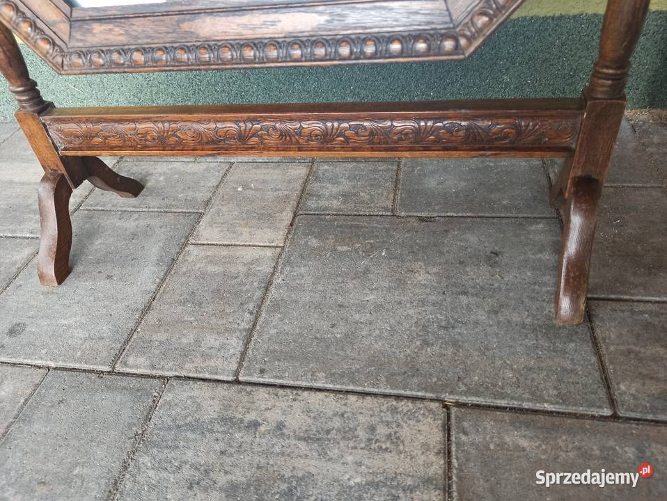 Zabytkowe lustro toaletowe lata 20 te Budzyń