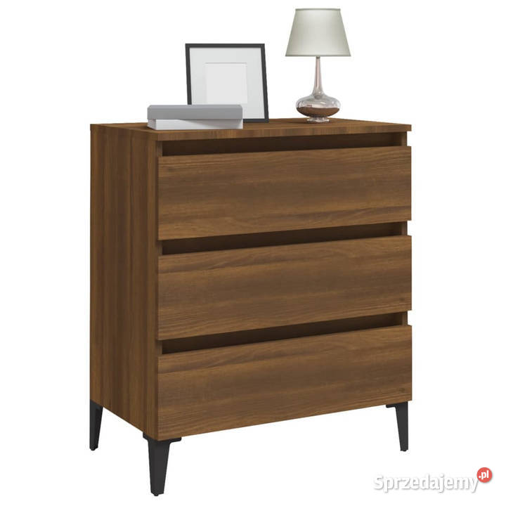 Komoda brązowy dąb 60x35x69 materiał Warszawa