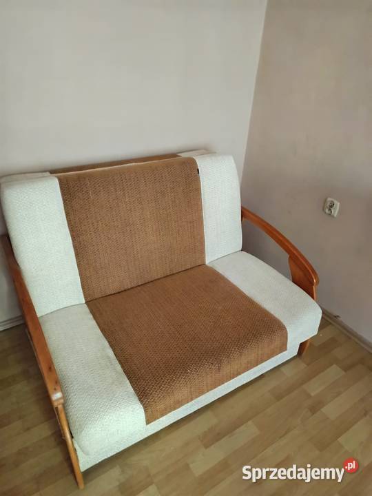 Kanapa amerykanka z funkcją spania i schowkiem
