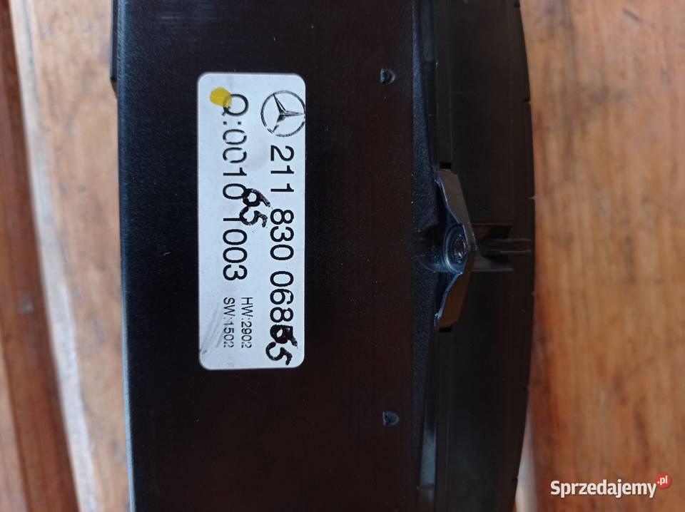 Panel sterujący klimatyzacją Mercedes W211 osobowe Ropczyce