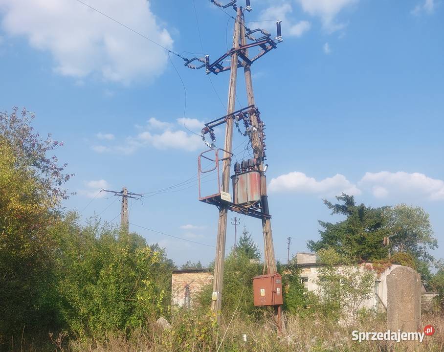 Działka 097 ha Mostołty 12 Ełku hala tartak sprzedam